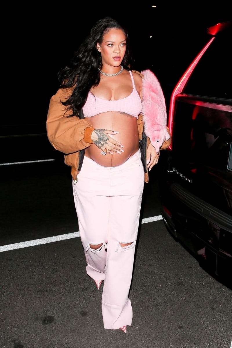 Rihanna's Pregnancy Outfits Are Risqué 